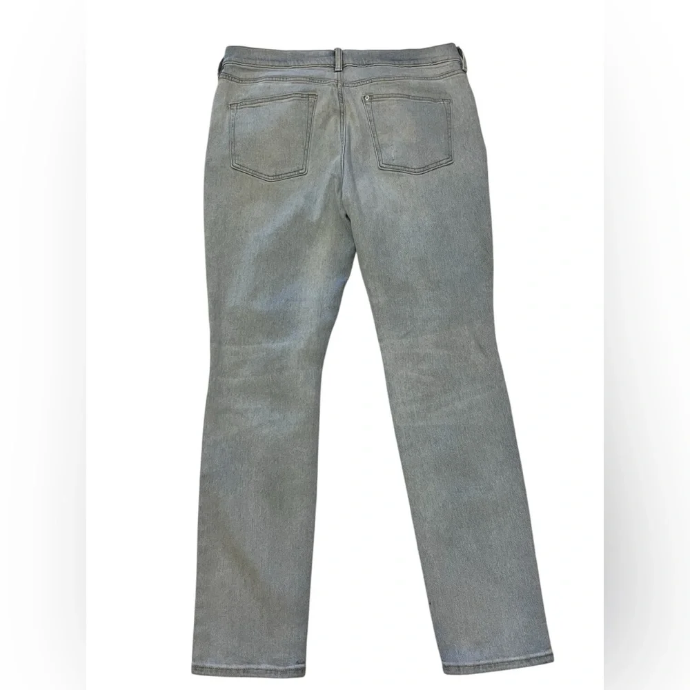 H&M Men's Slim Fit Distressed Jeans - Light Gray - Picture 2 of 3
